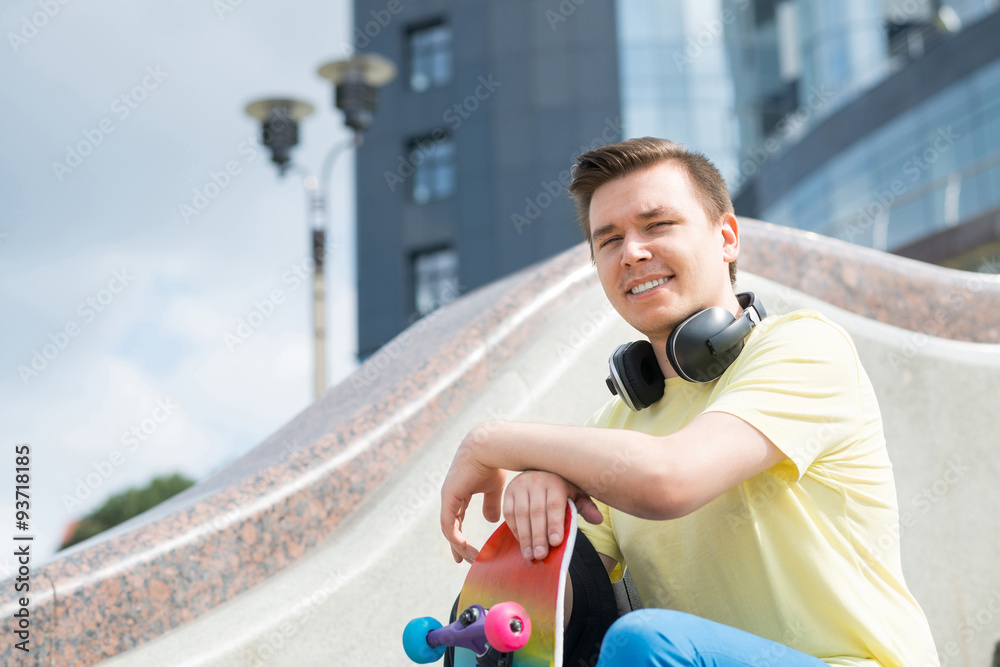 Skateboard guy