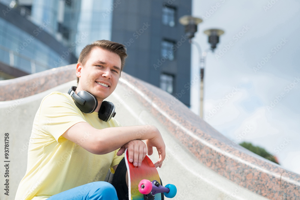 Skateboard guy