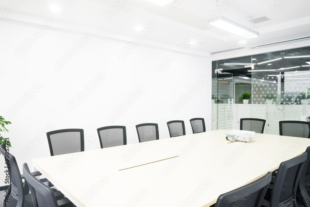 interior of meeting room in moder office