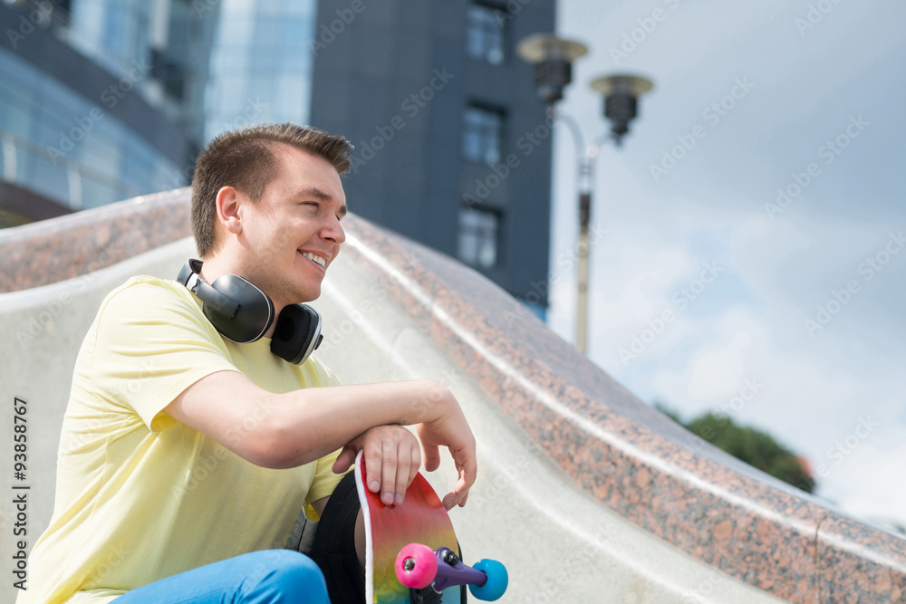 Skateboard guy