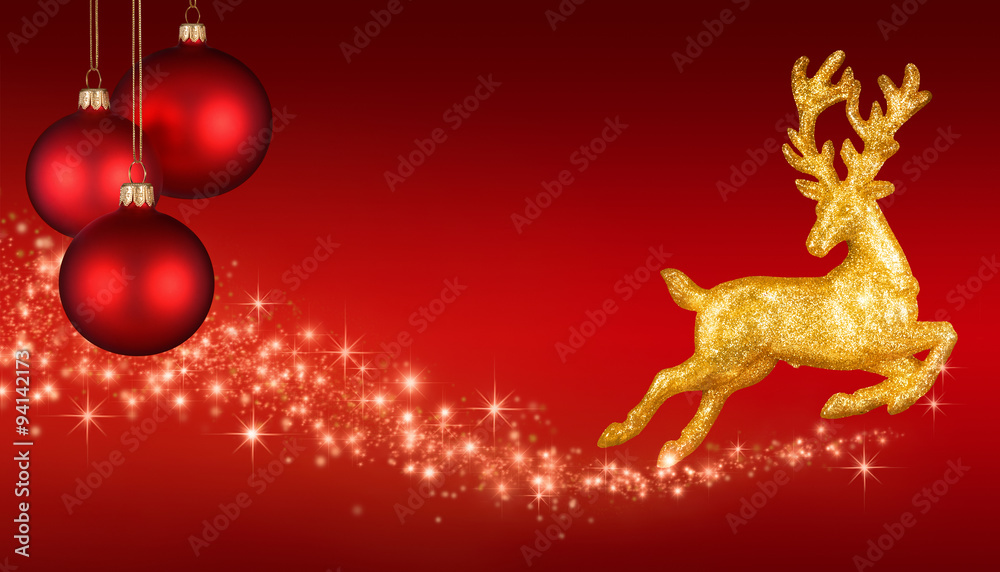 腐烂的黄金中的Weihnachtlicher Hintergrund