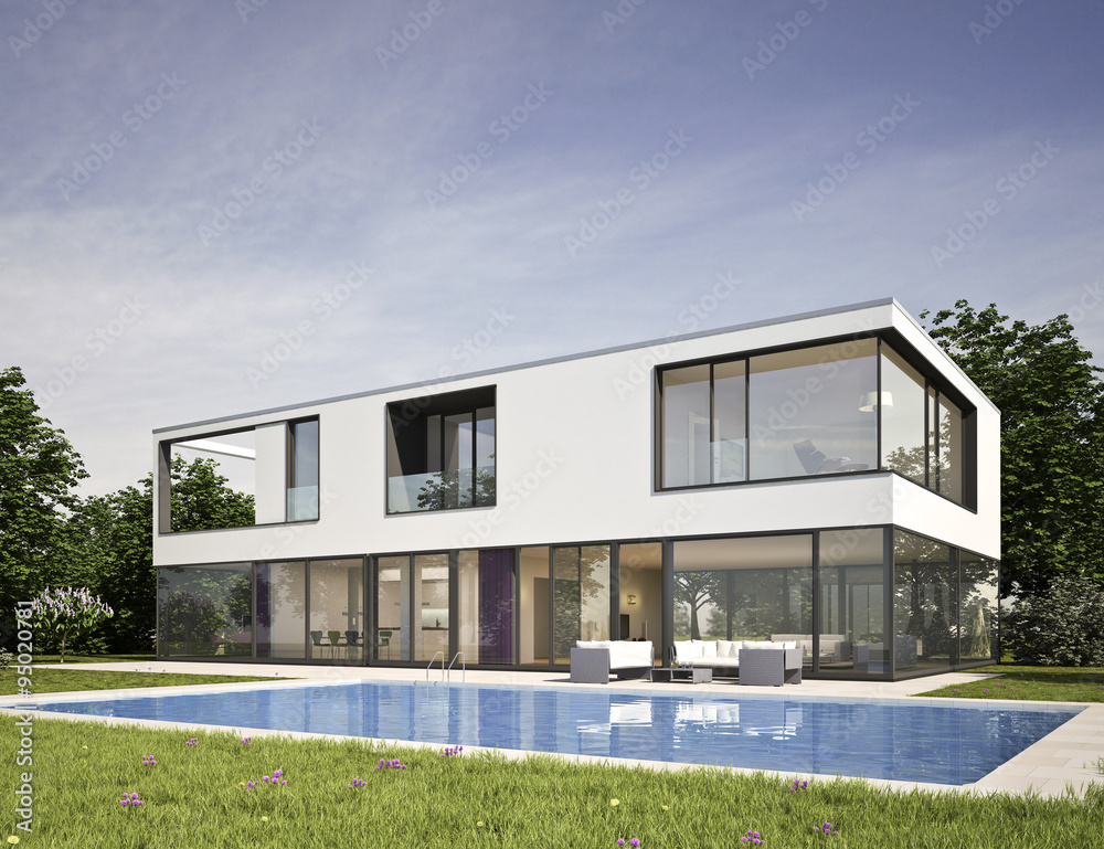 Moderne Villa mit Pool 2