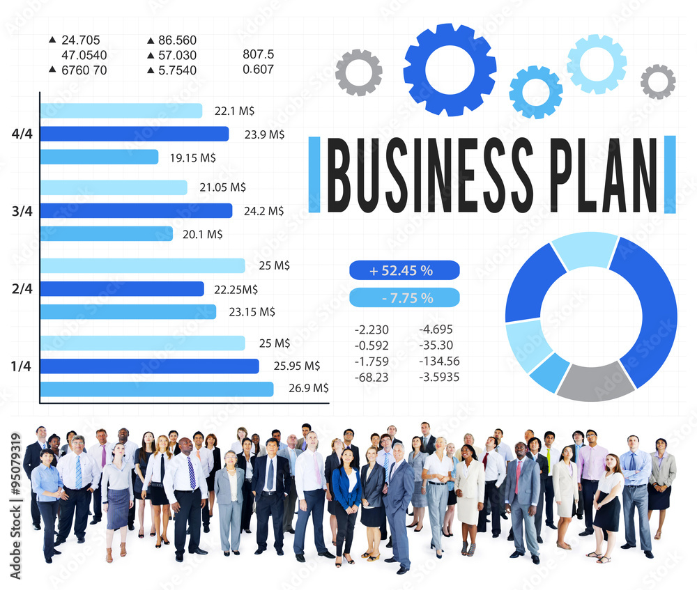 Business Plan Strategy Planning Vision Concept