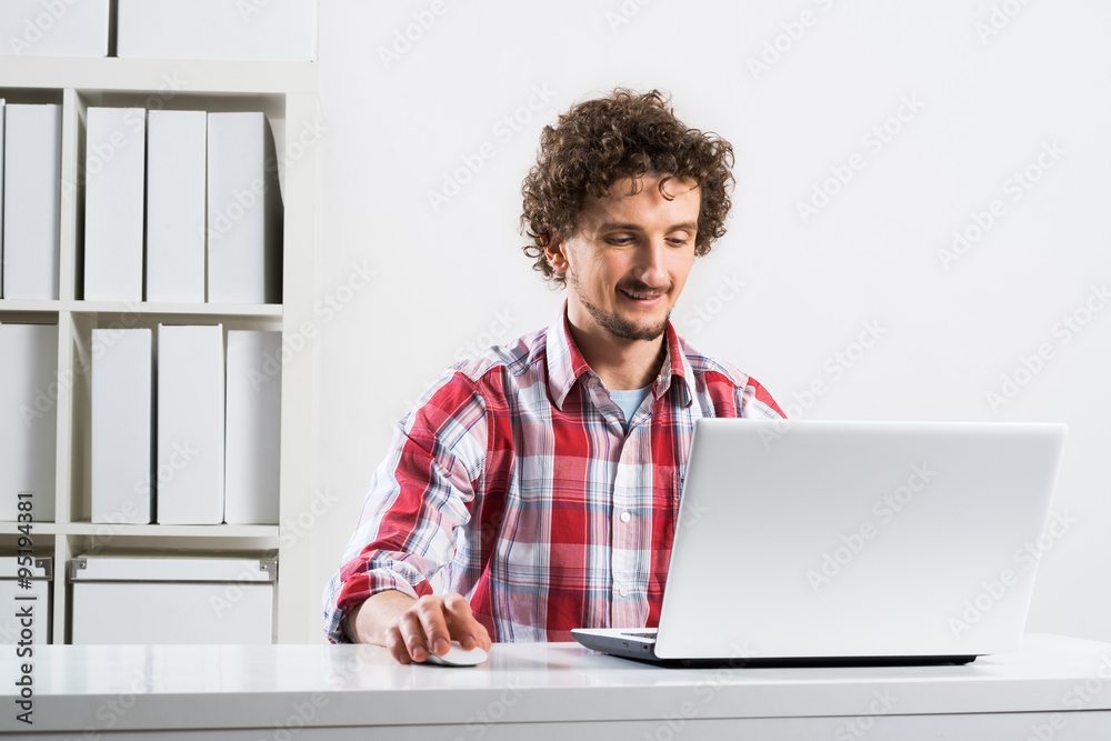 Man working in office