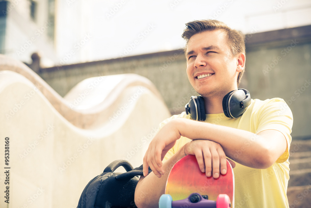 Skateboard guy