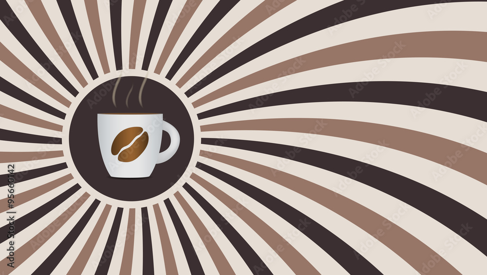 Coffee Template Background Vector Illustration