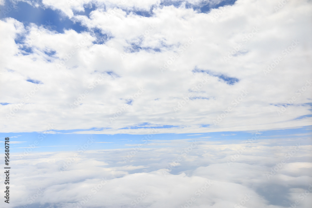 blue sky clouds