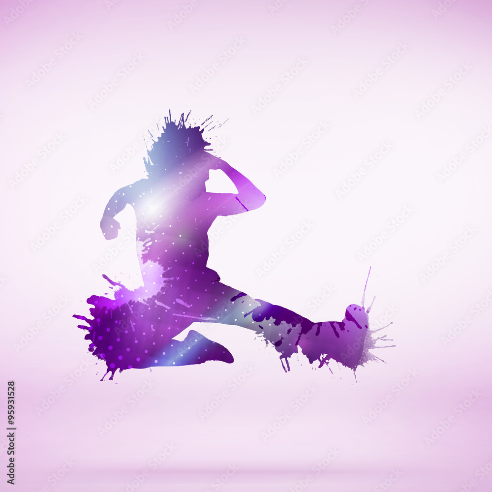 Dancer silhouette