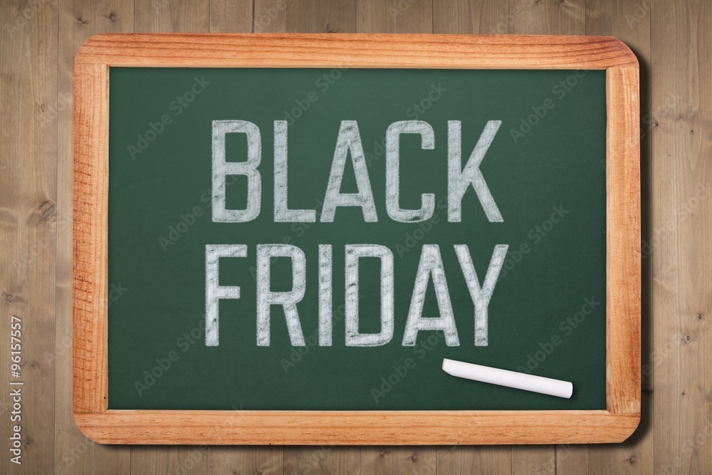 Composite image of black friday advert