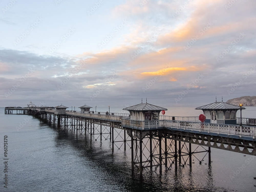 Llandudno附近的海上码头