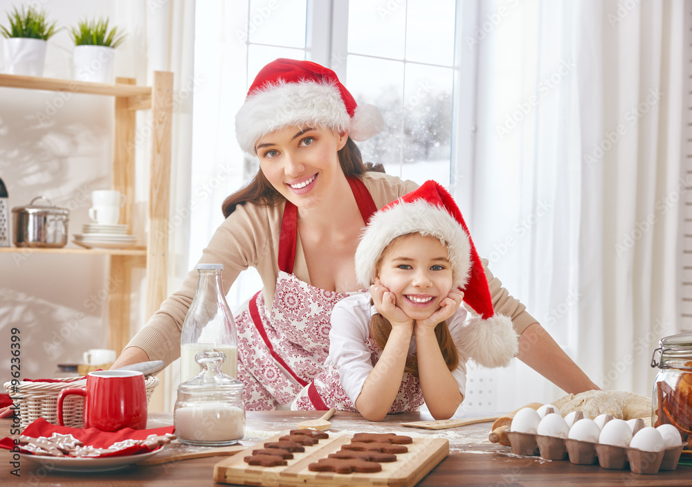 cooking Christmas biscuits