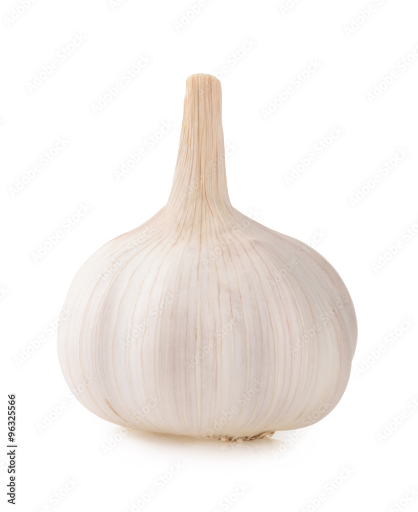 Garlic isolated on white background