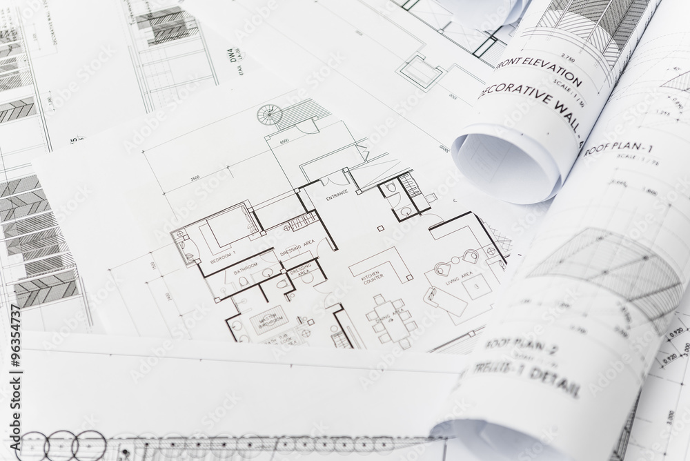 architectural for construction drawings