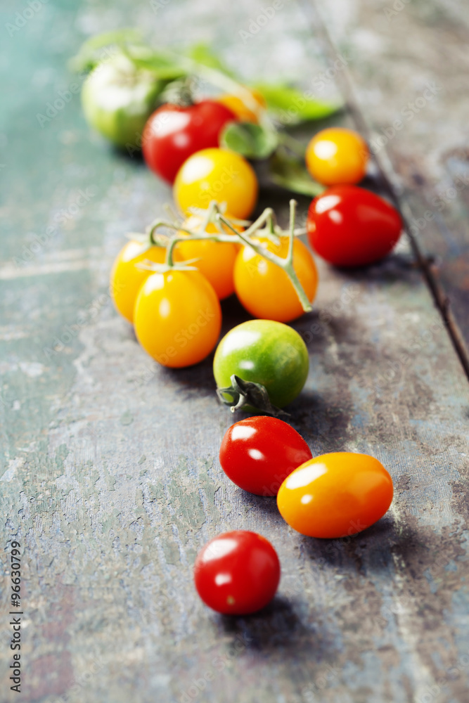 various of colorful tomatoes