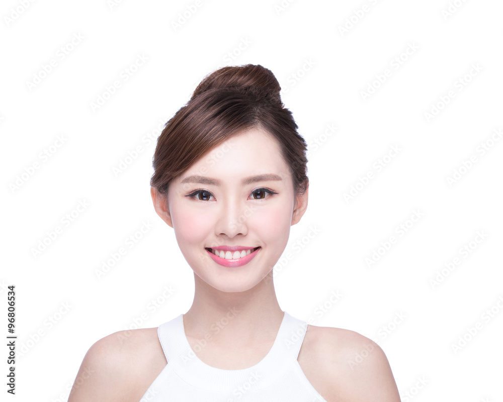 beautiful Skin care woman Face