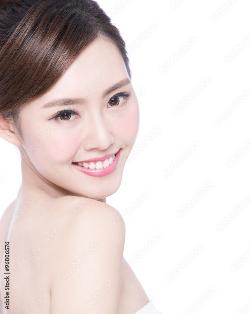 beautiful Skin care woman Face