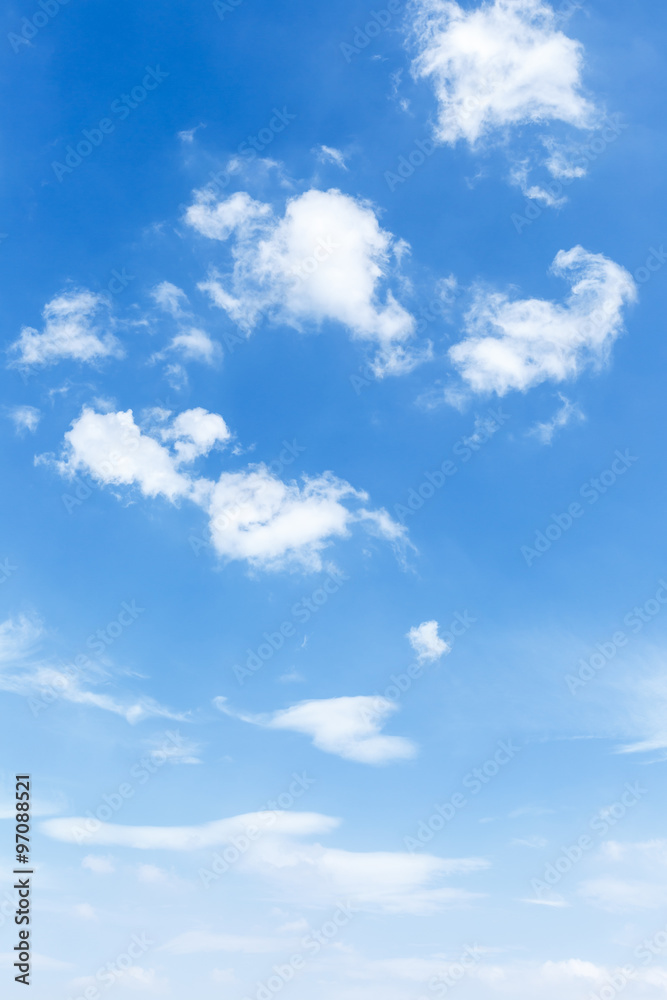 blue sky background with white clouds