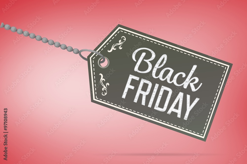 Composite image of black friday advert