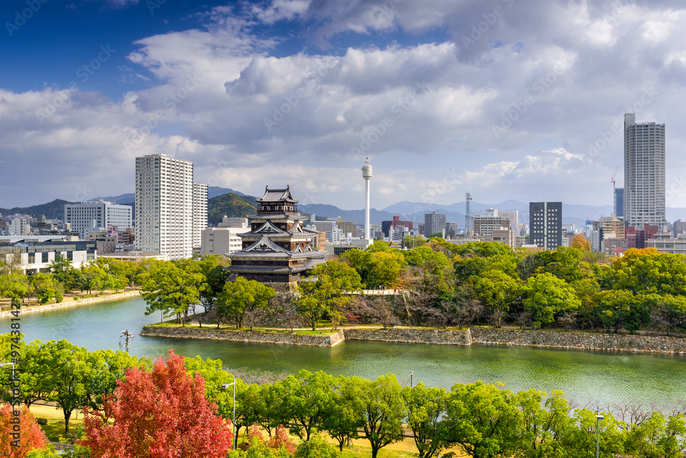 日本广岛天际线