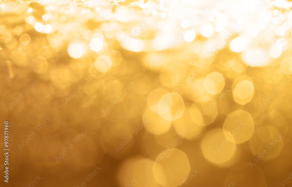 Abstract elegant bokeh lighting for christmas 