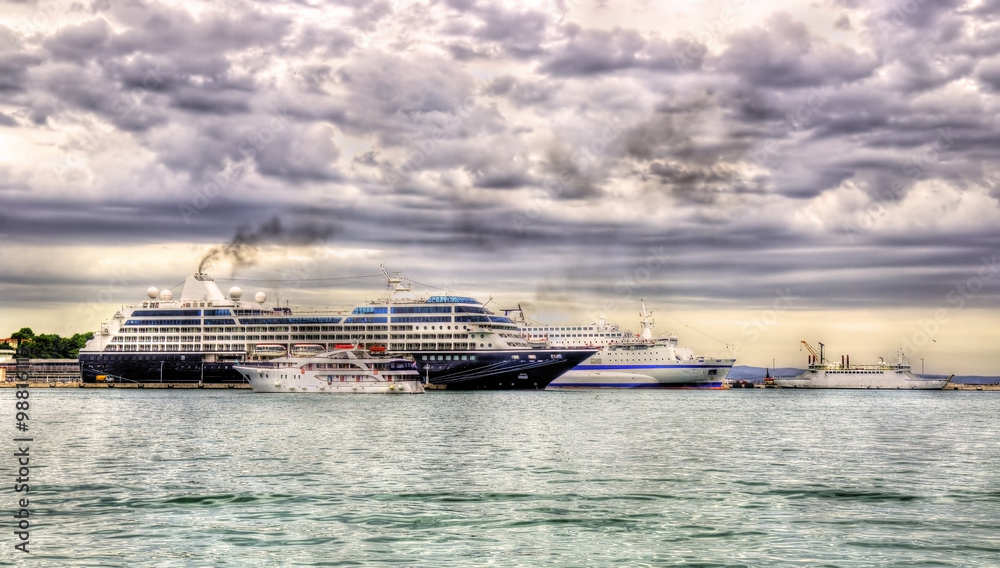 Ships in the Port of Split - Croatia