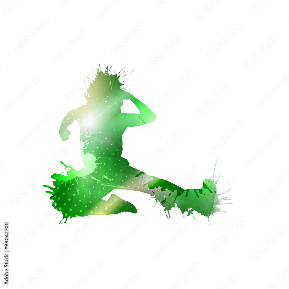 Dancer silhouette