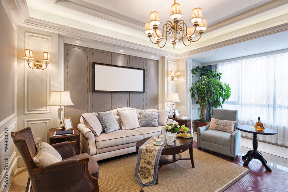 interior of luxury living room