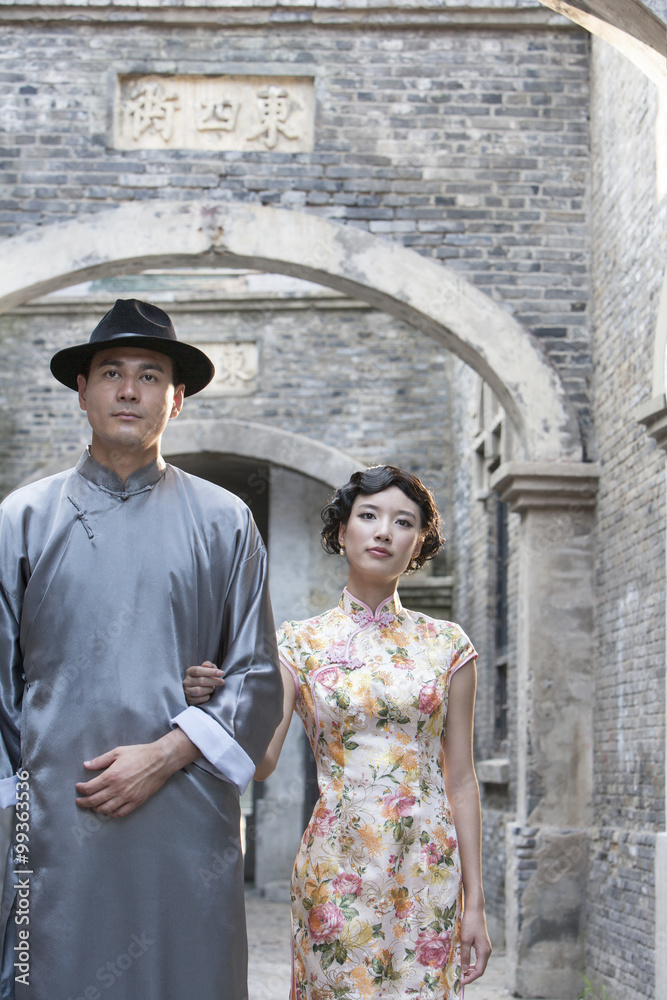 A young couple in 1930s Shanghai