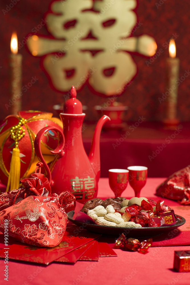 Traditional Chinese wedding elements