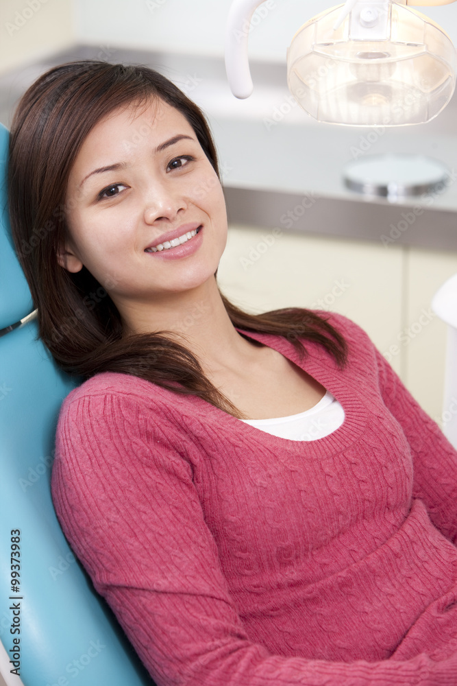 Patient in dental clinic