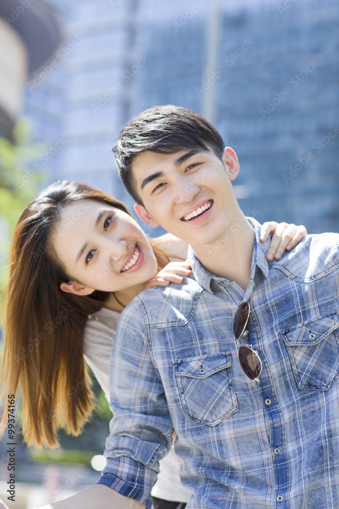 Happy young couple