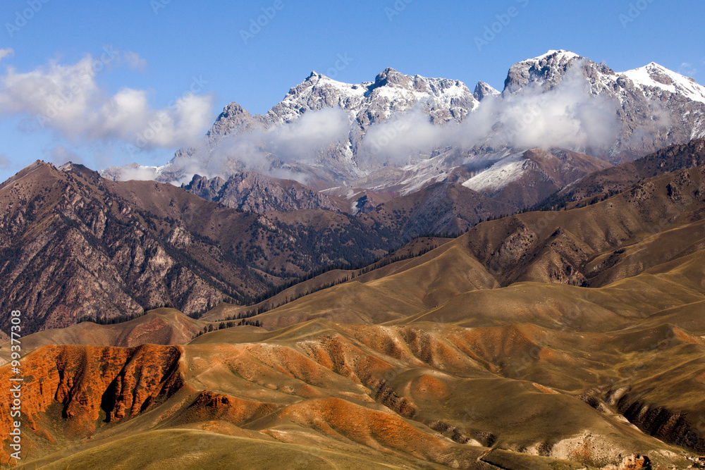 Scenery of Qilian mountain in Qinghai province, China