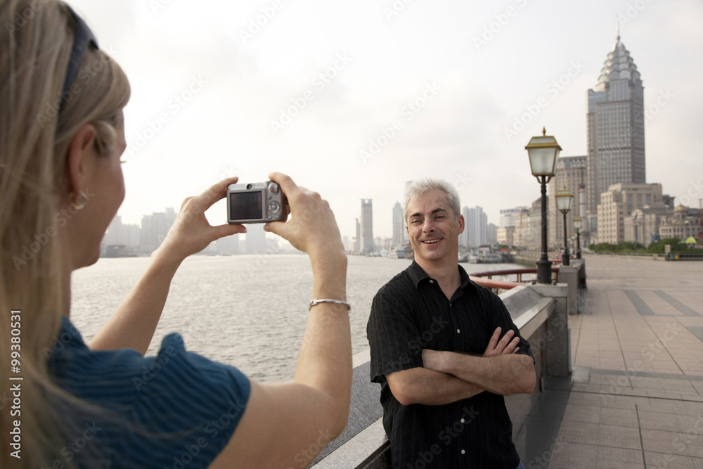 Tourists visit Shanghai