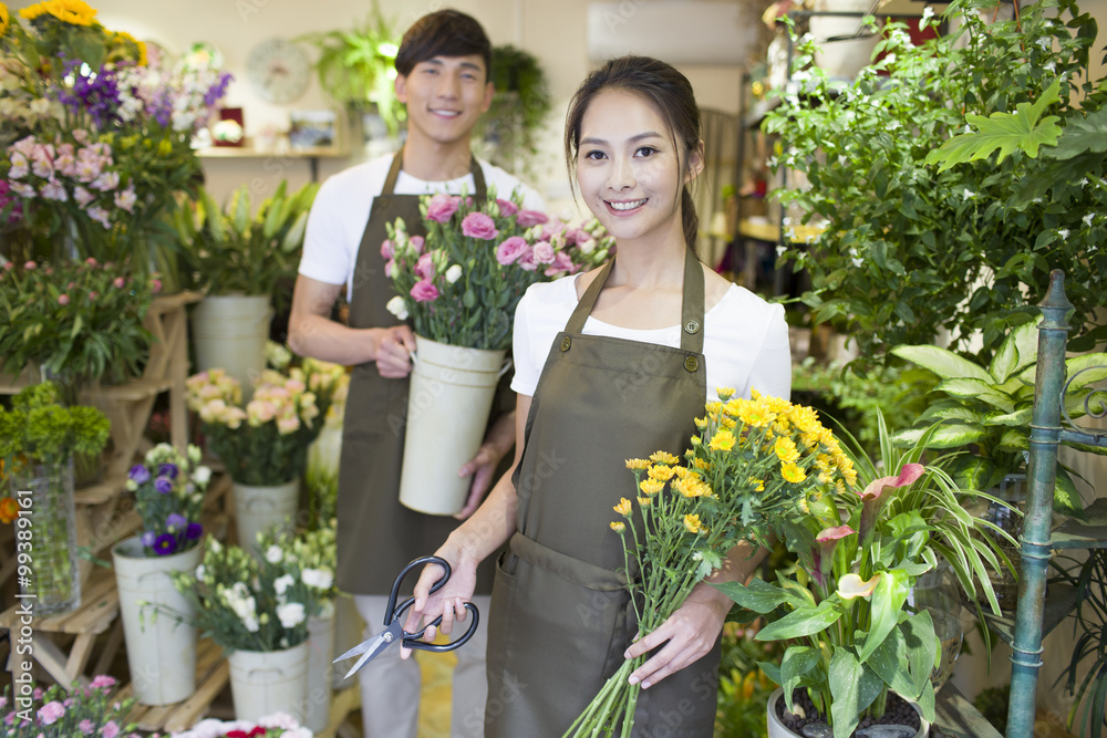 花店工作人员