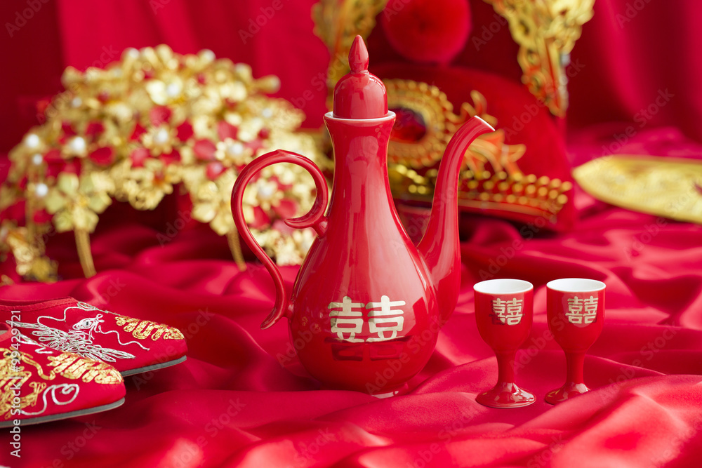 Traditional Chinese wedding elements