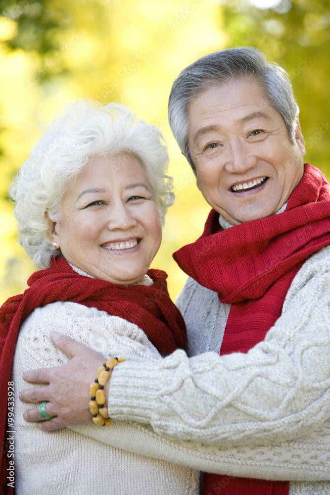 Senior Couple Enjoying a Park Together