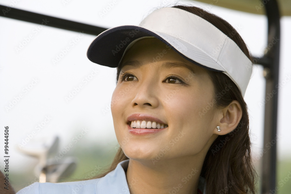 Portrait of a Female Golfer