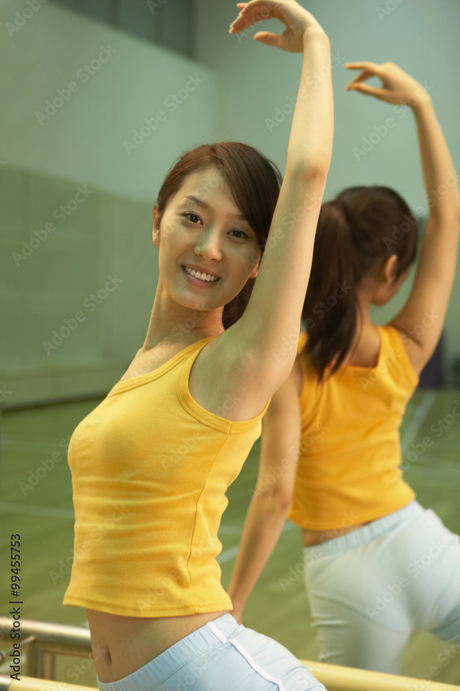 Young Woman Stretching