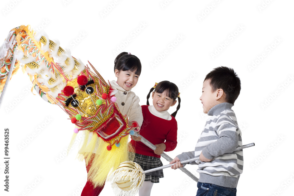 Three Cute Chinese children