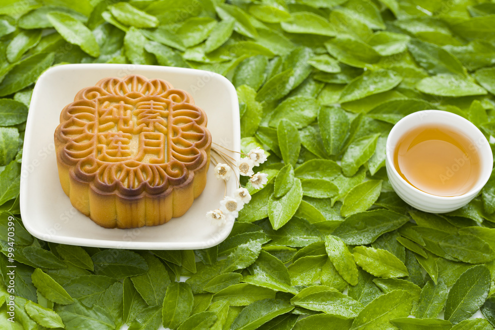 月饼和茶