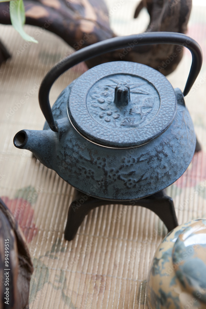 Chinese iron teapot