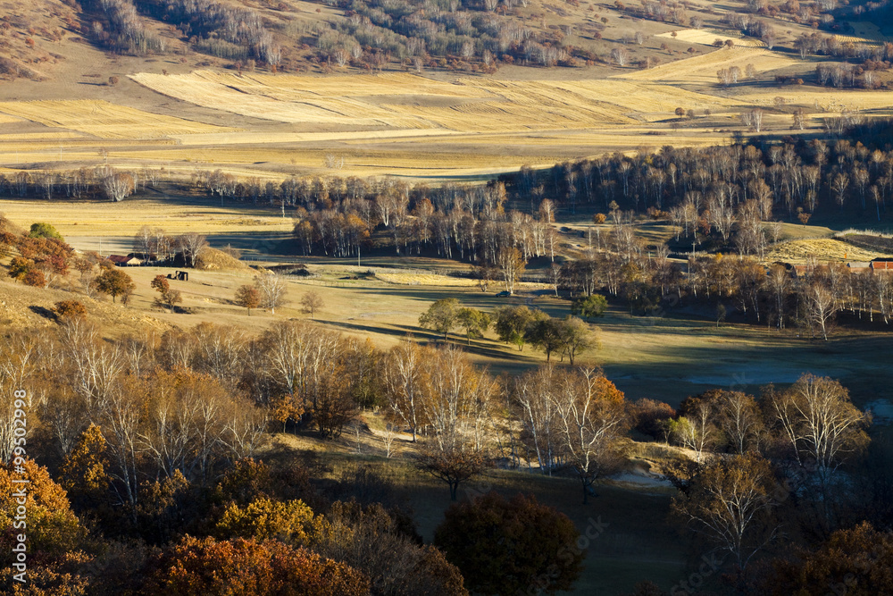 View of Inner Mongolias hills