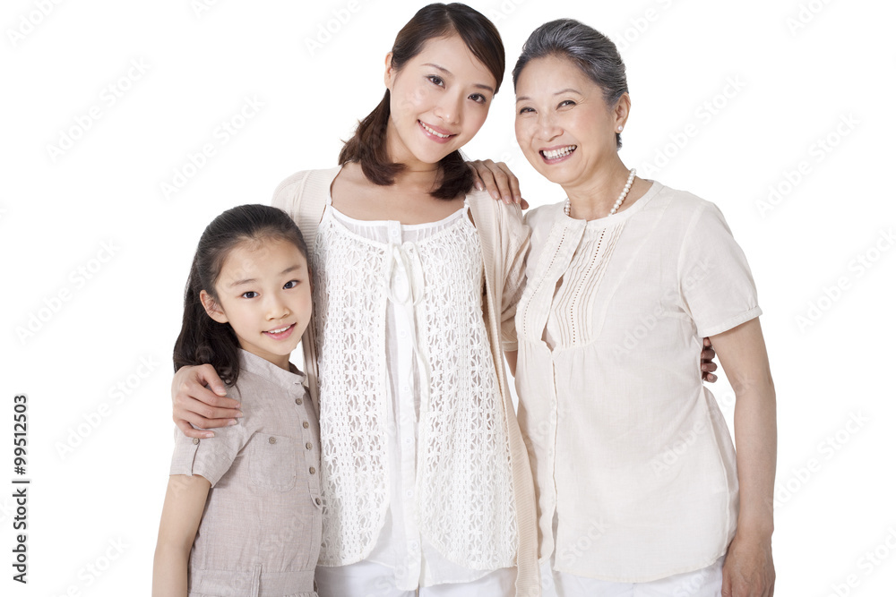 Three generation of women