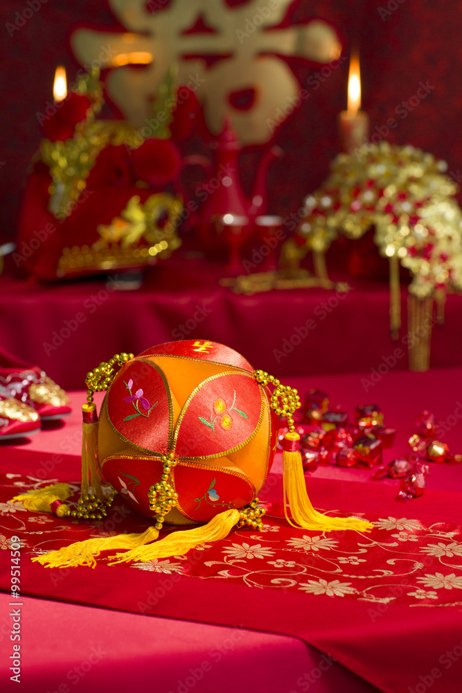 Traditional Chinese wedding elements