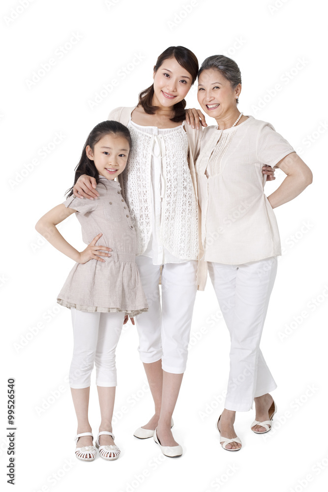 Three generation of women