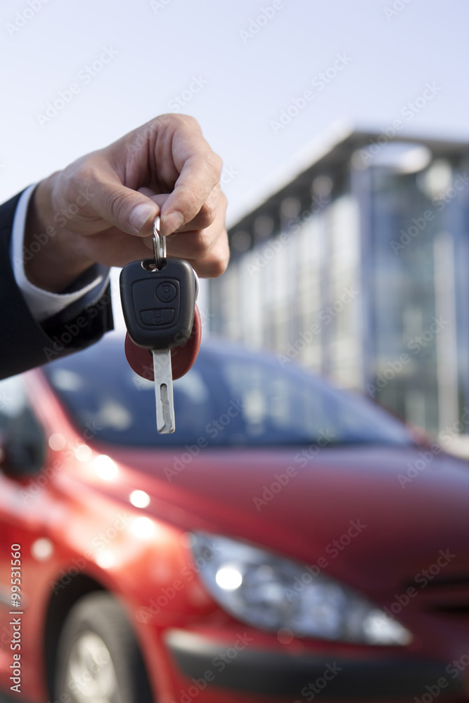 Keys to a new car