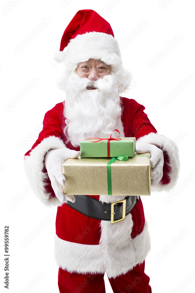 Santa Claus with Christmas gifts