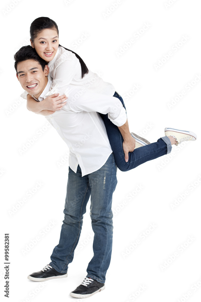 Happy young couple 