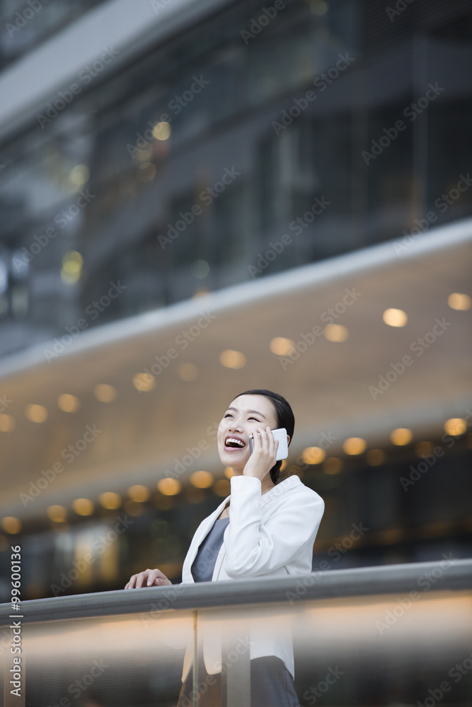 女商人在打电话