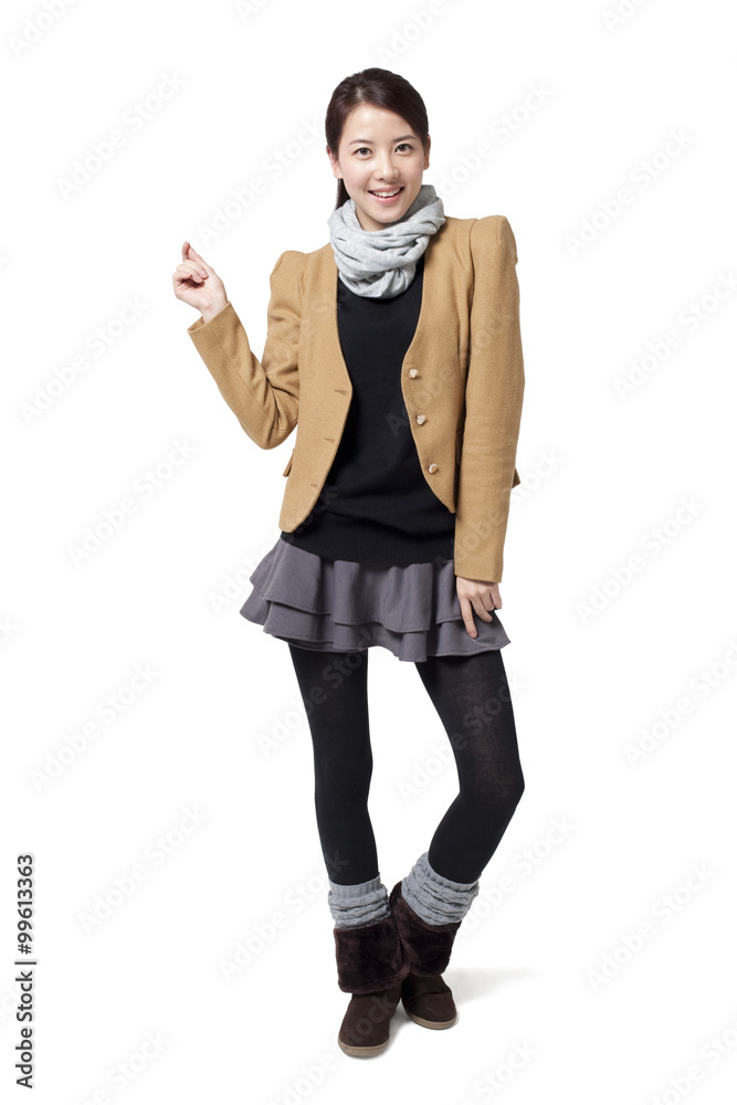 Portrait of stylish young woman